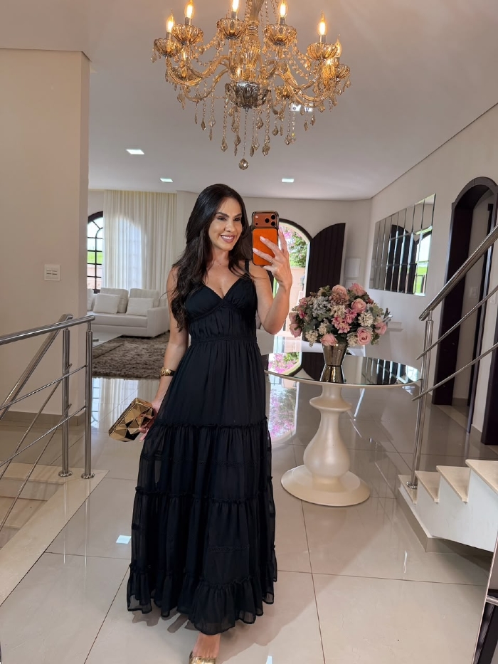 Vestido Telma Preto