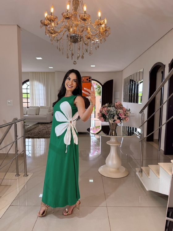 Vestido Claudete Verde
