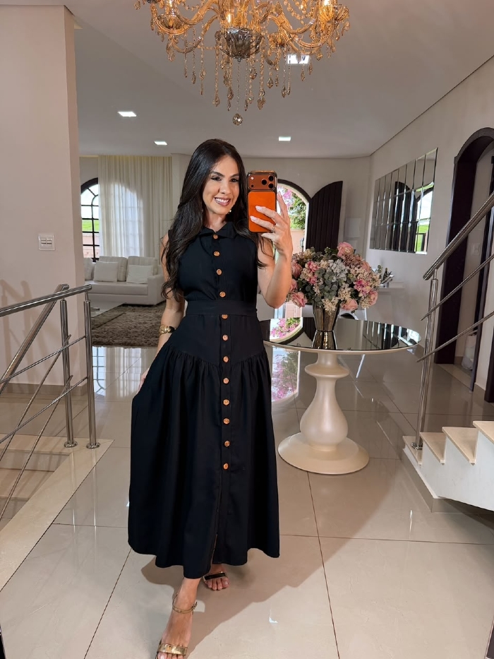 Vestido Iranir Preto