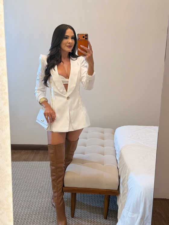 Conjunto Alfaiataria Imperial Branco
