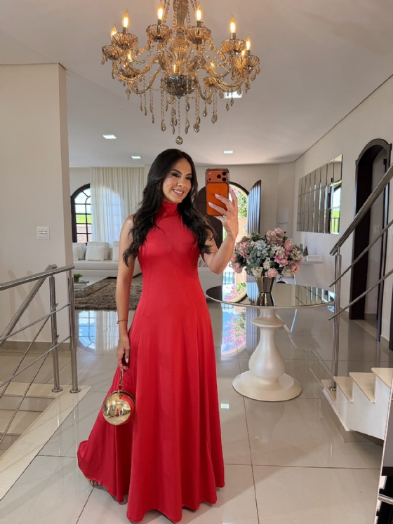 Vestido Eluzia Vermelho