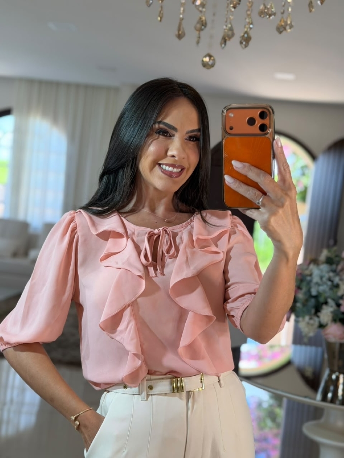 Blusa Luziane Rosa
