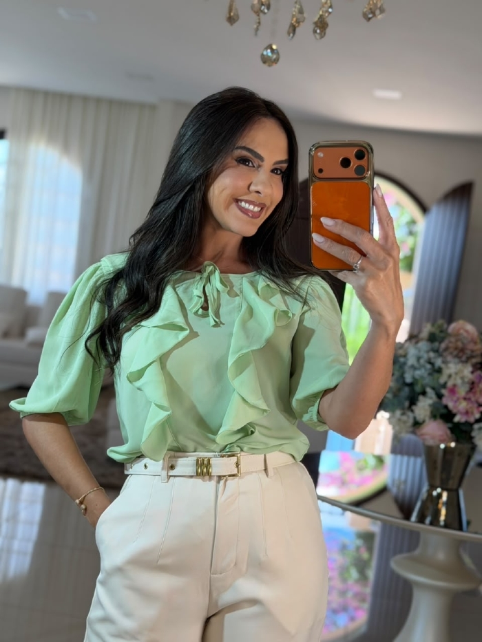 Blusa Eliziane Verde Claro
