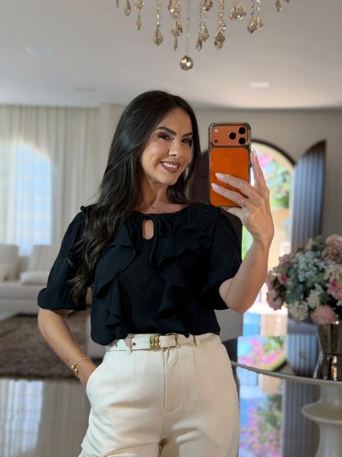Blusa Eliziane Preta