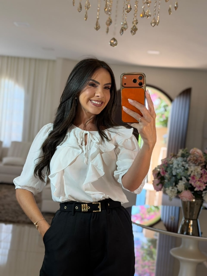 Blusa Eliziane Branca
