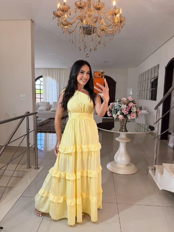 Vestido Lauane Amarelo
