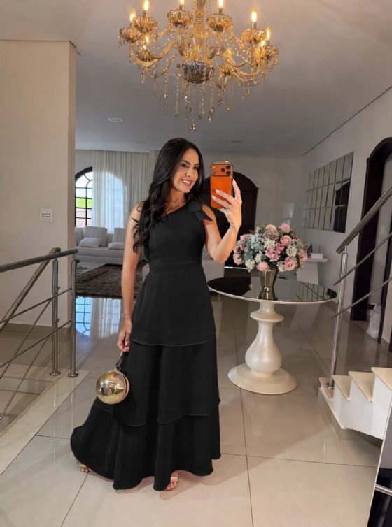 Vestido Dejane Preto