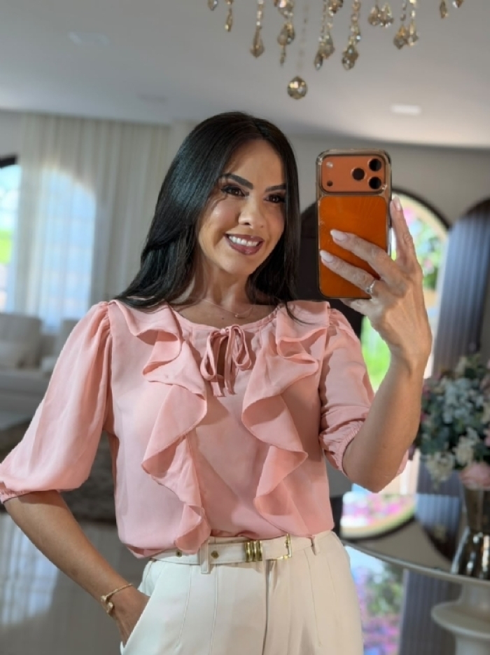 Blusa Eliziane Rosa