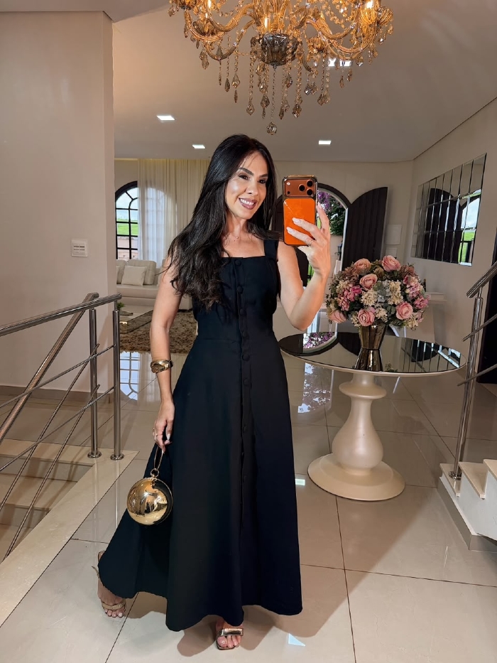 Vestido Consolação Preto