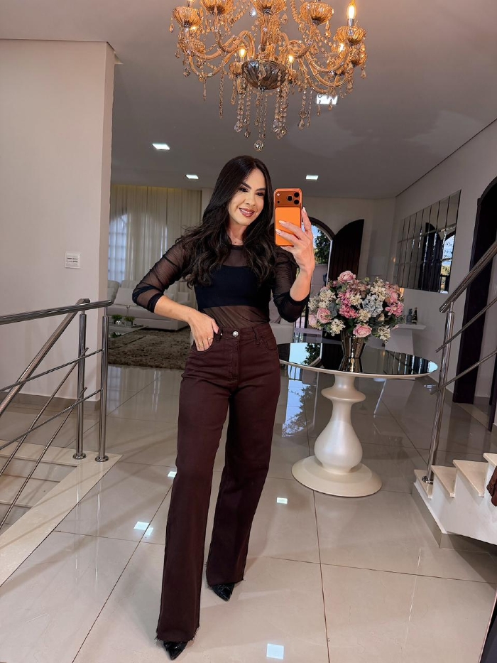 Calça Lili Marrom