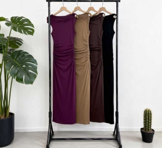 Vestido Zayra Marrom
