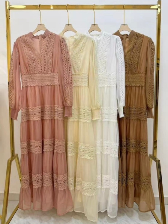 Vestido Importado Cora Rosa Queimado