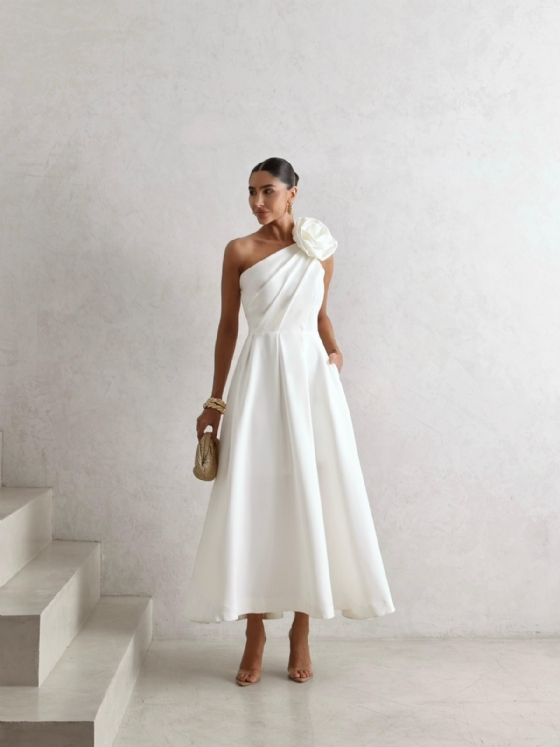Vestido Importado Lua Branco