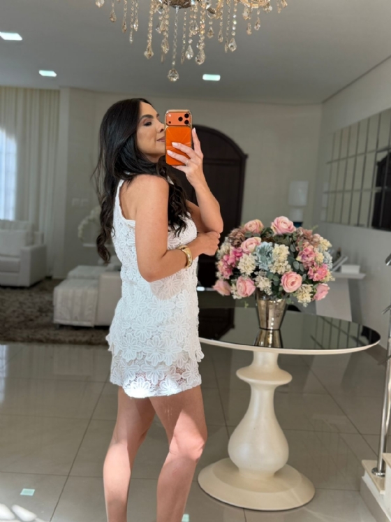 Conjunto em Laise Rágna Branco