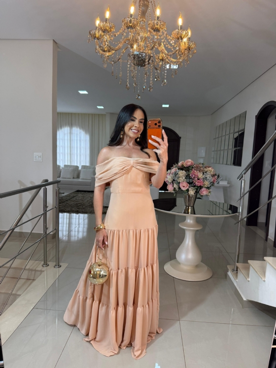 Vestido Keslley Nude