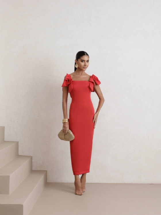 Vestido Glaucia Vermelho