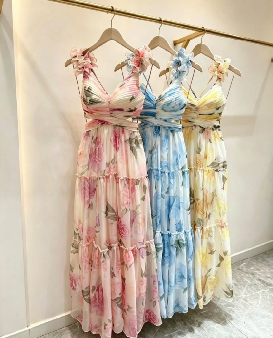 Vestido Íris Floral Amarelo