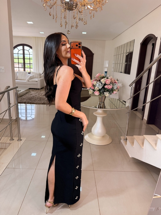 Vestido Eslovênia Preto