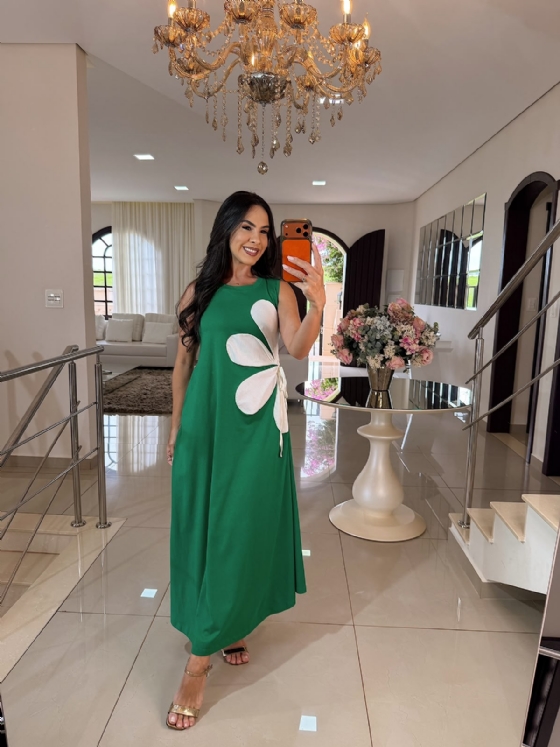 Vestido Claudete Verde
